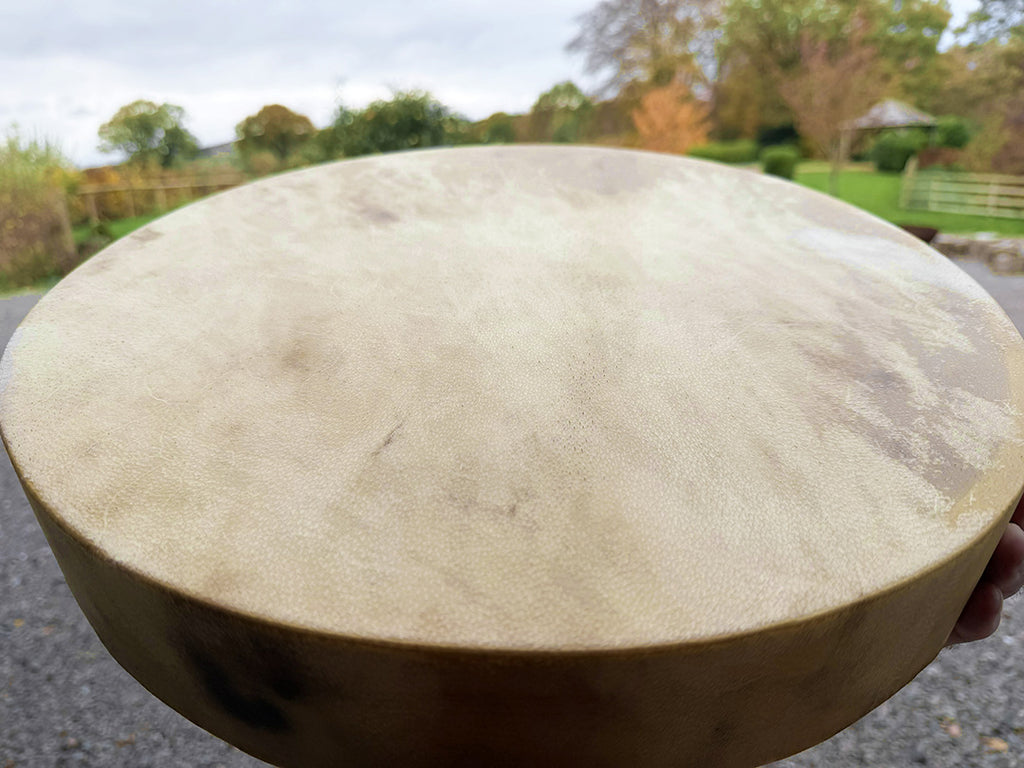 16" Buffalo Shamanic Drum Three Way Spiral