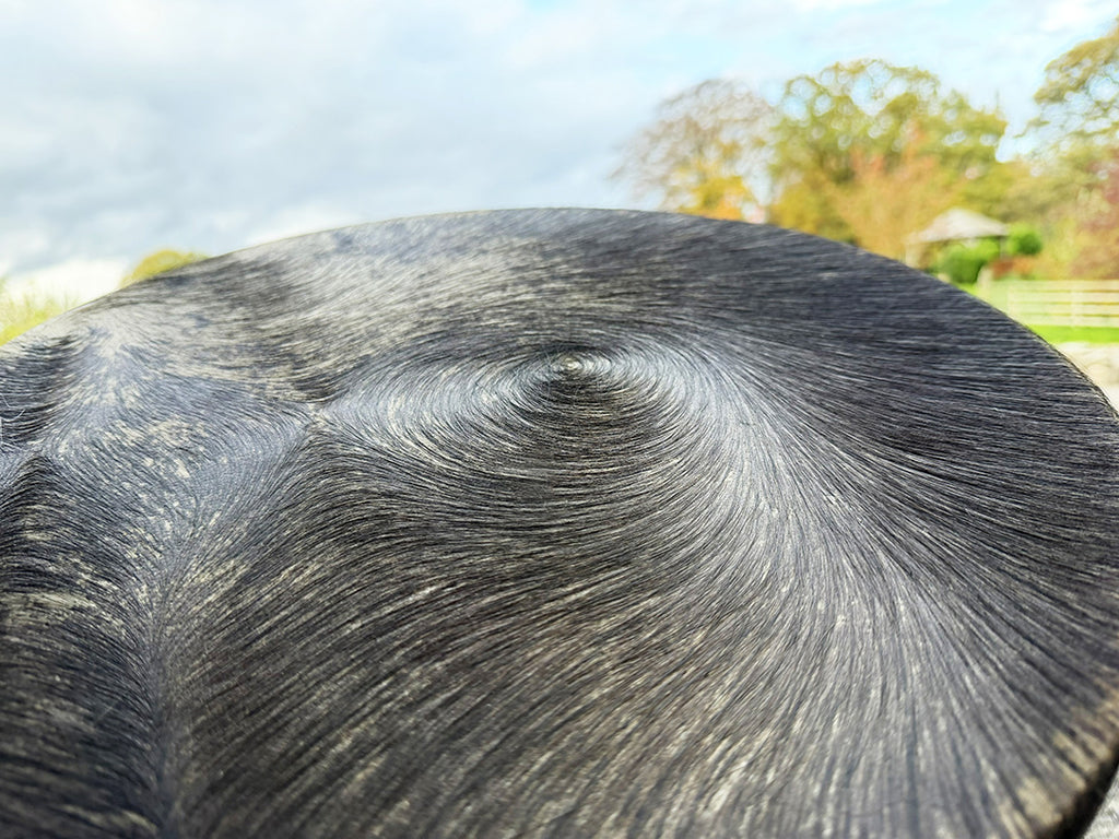 16" Buffalo Shamanic Drum Hybrid Spiral Cross