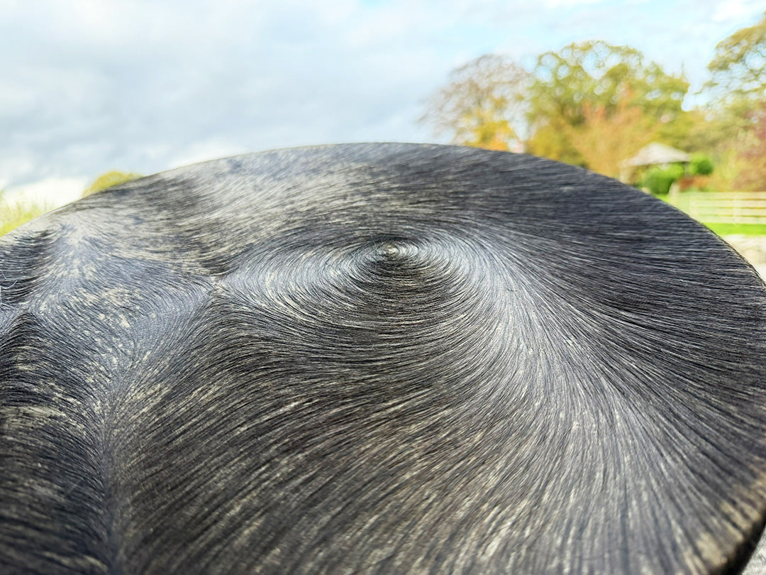 16" Buffalo Shamanic Drum Hybrid Spiral Cross