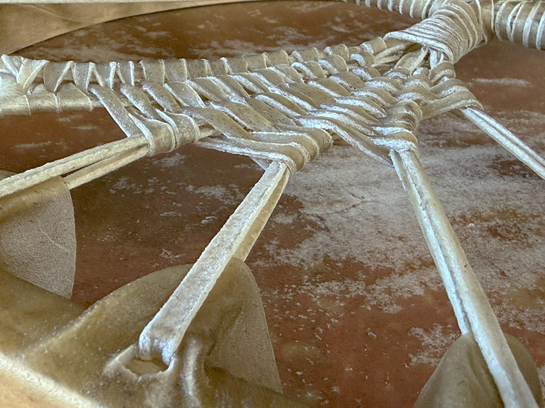 20" Buffalo Shamanic Drum Hybrid Spiral