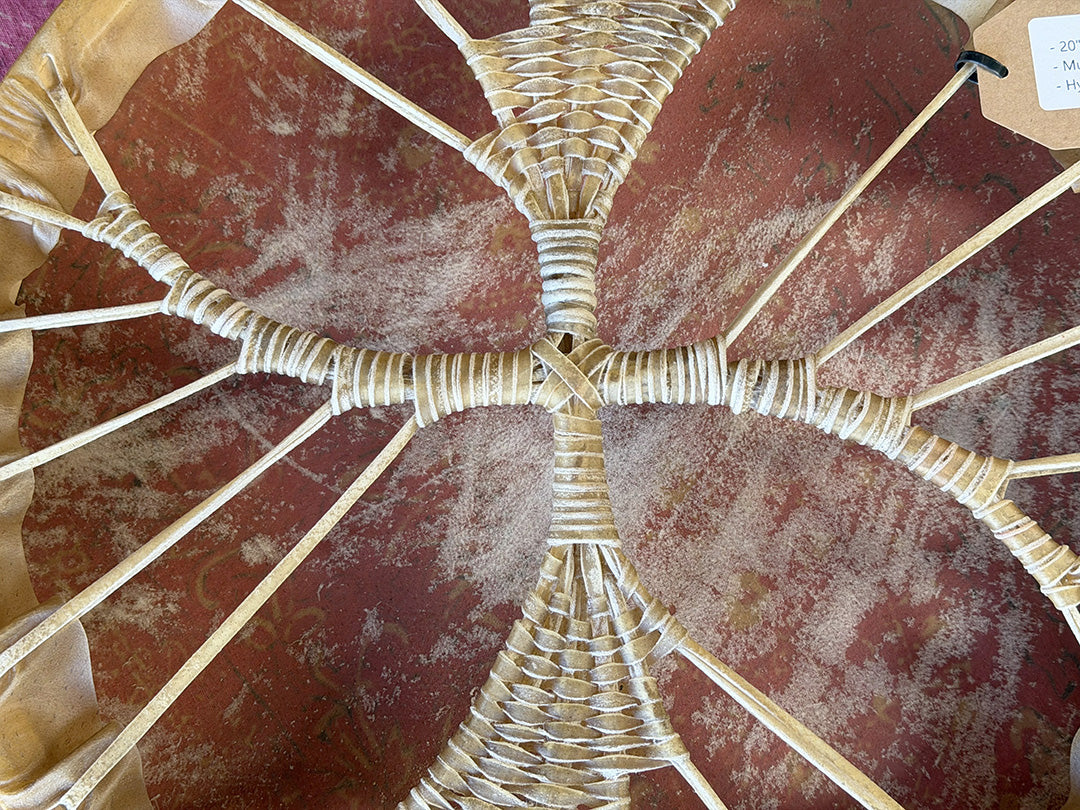 20" Buffalo Shamanic Drum Hybrid Spiral