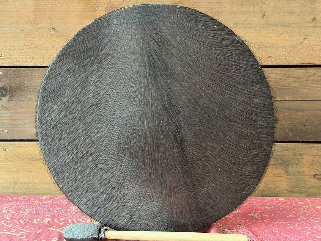 20" Buffalo Shamanic Drum Spiral Spread