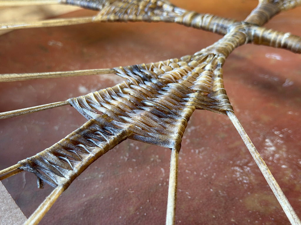 24" Buffalo Shamanic Drum Extended Cross