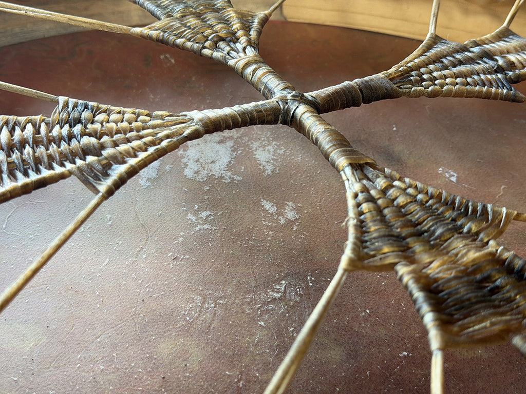 24" Buffalo Shamanic Drum Extended Cross