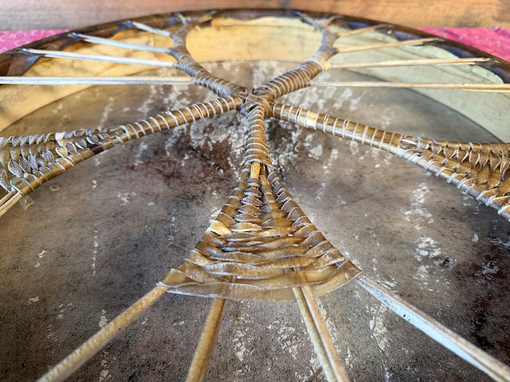 24" Buffalo Shamanic Drum Ankh