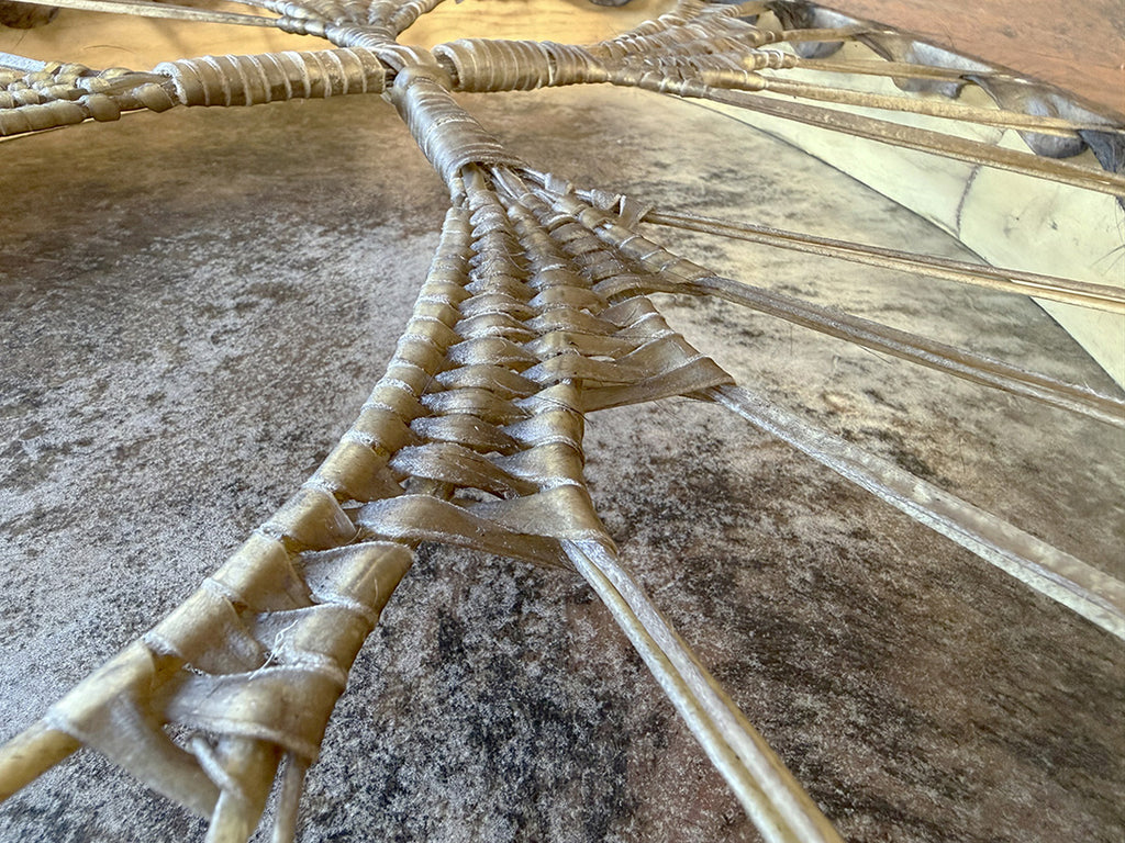 28" Oval Buffalo Shamanic Drum Dancing Lady