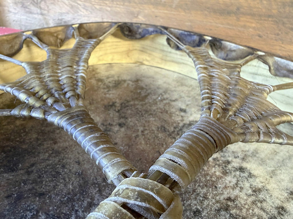 28" Oval Buffalo Shamanic Drum Dancing Lady