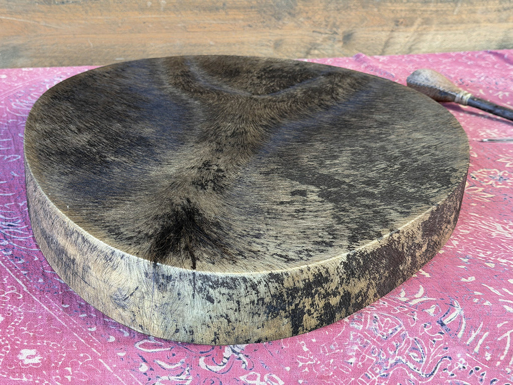 28" Oval Buffalo Shamanic Drum Dancing Lady