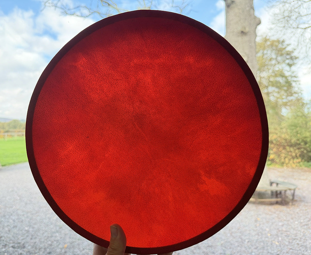 16" Buffalo Shamanic Drum Falcon Lace
