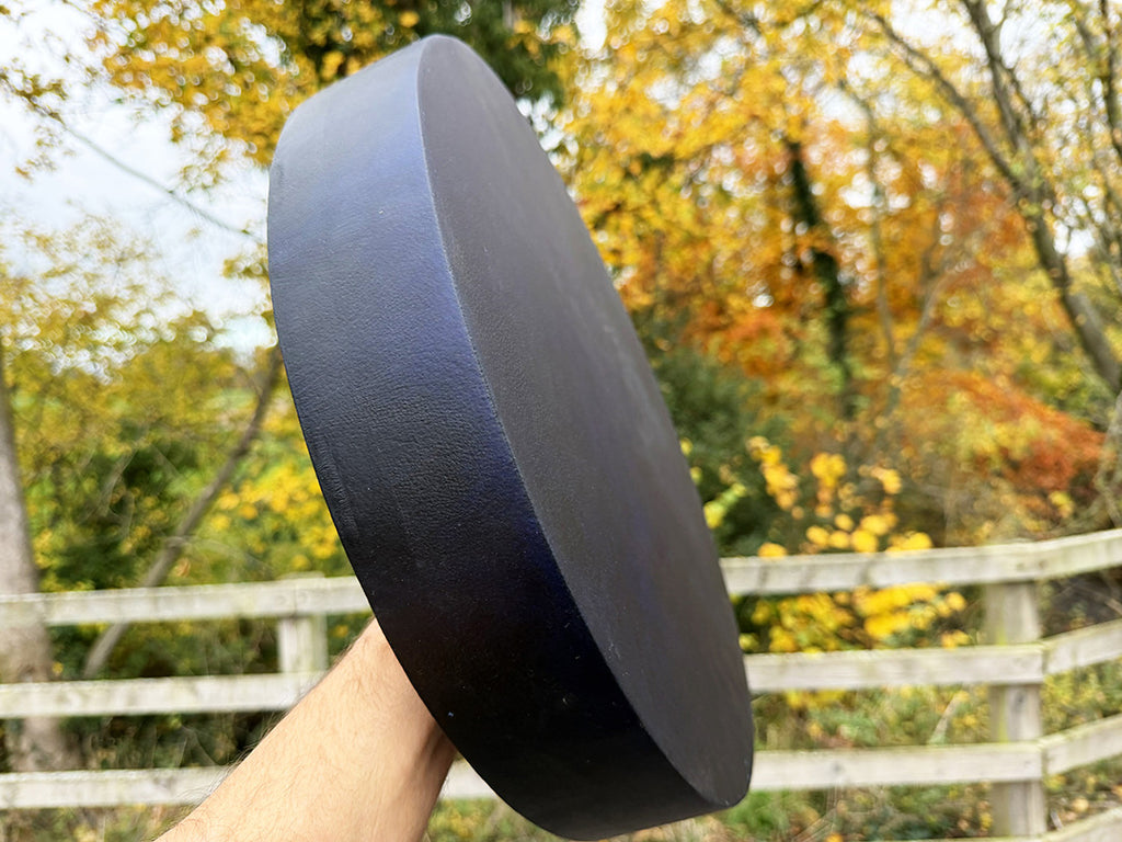 16" Buffalo Shamanic Drum Hybrid Spiral Cross