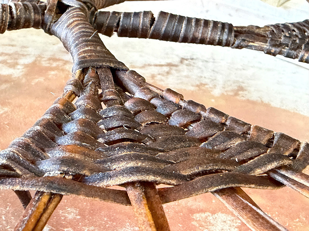 24" Buffalo Shamanic Drum Ankh Lace