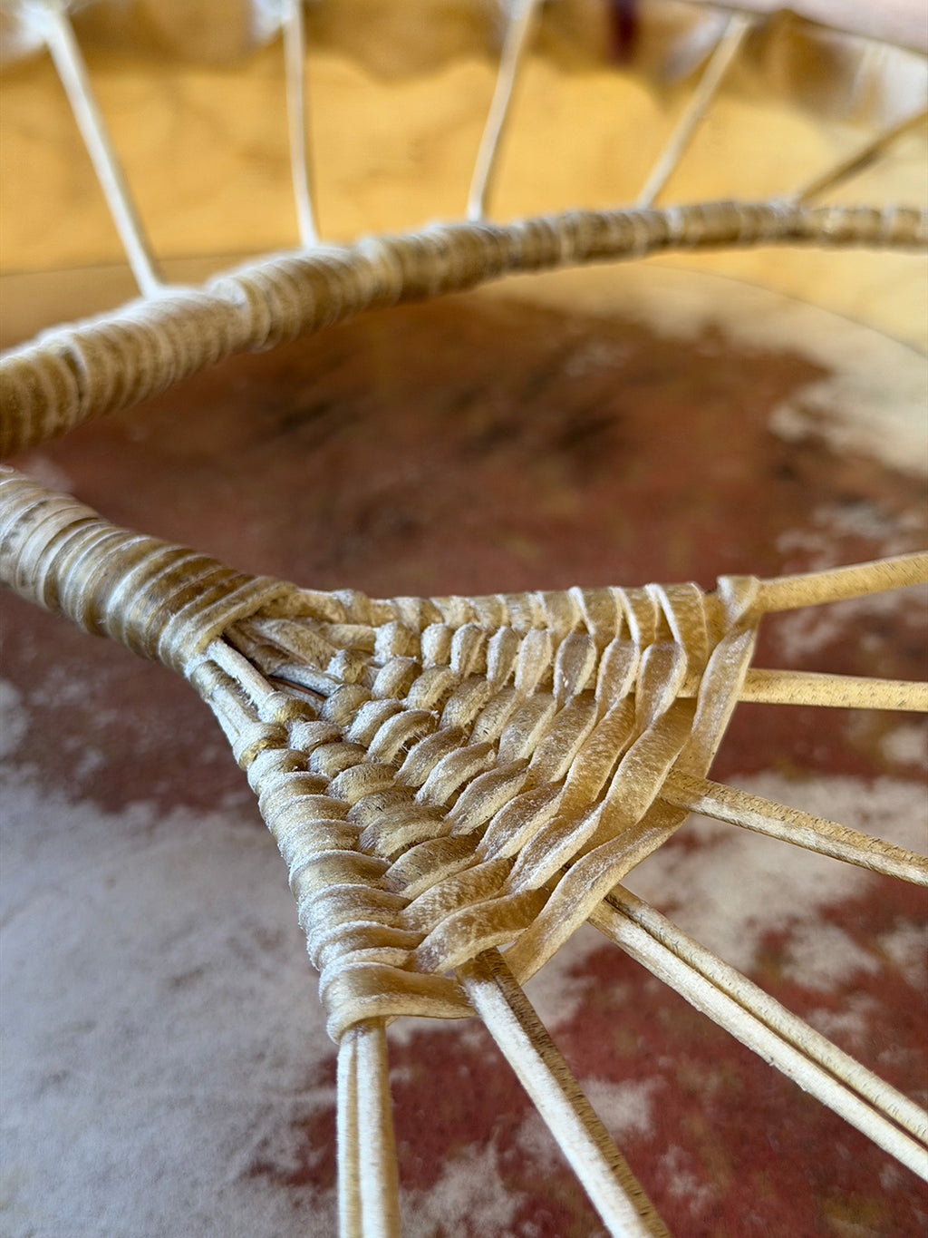 28" Oval Buffalo Shamanic Drum Hybrid Spiral