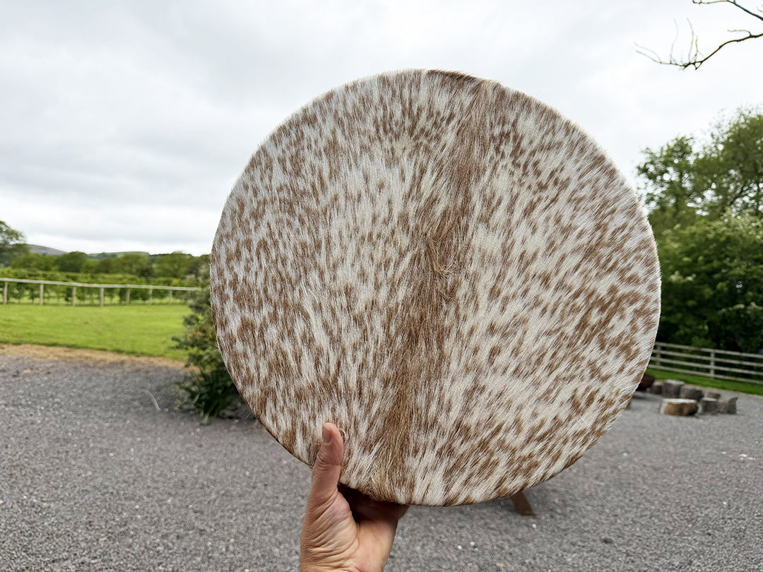 18" Goat Shamanic Drum 4 Directions Lace