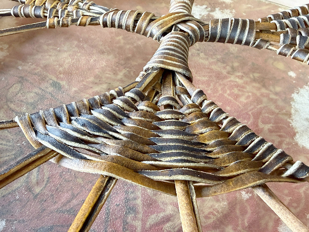 18" Buffalo Shamanic Drum Falcon Lace