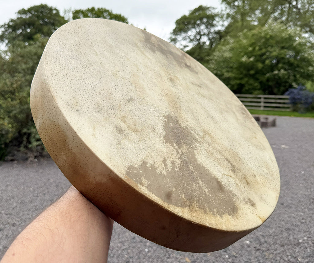 18" Buffalo Shamanic Drum Four Palm