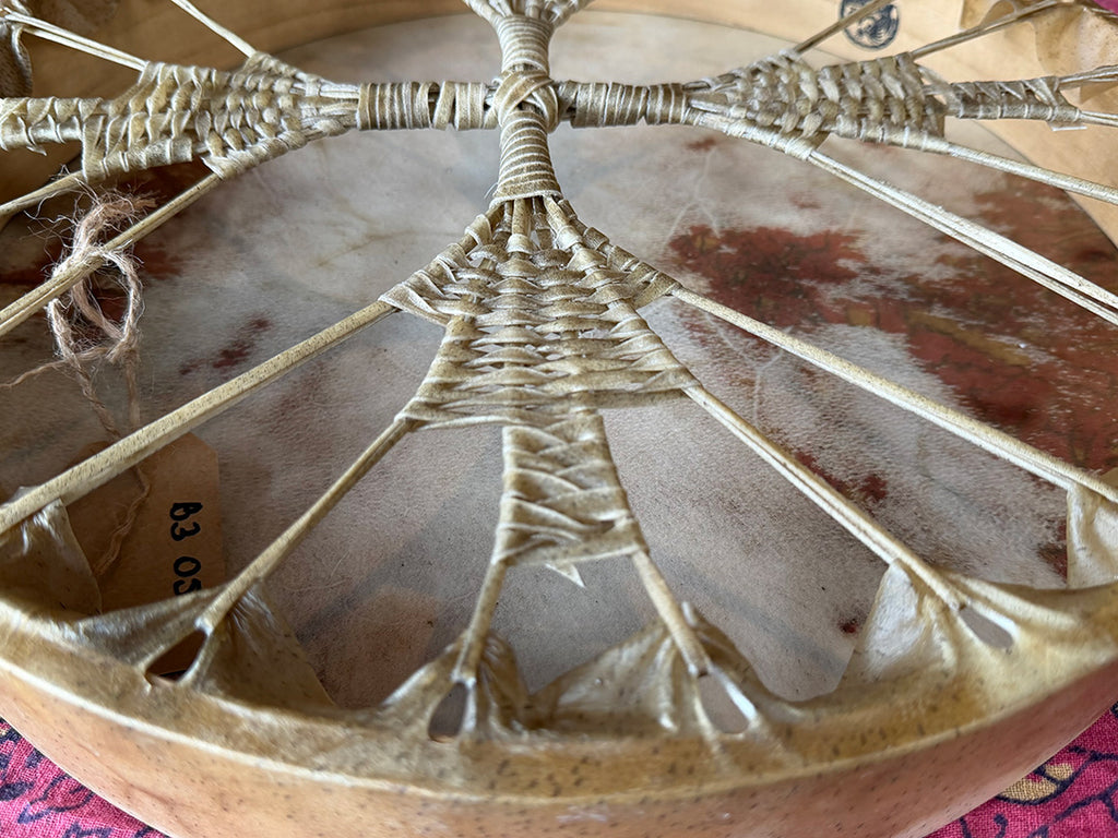 18" Buffalo Shamanic Drum Four Palm