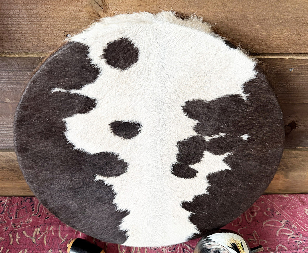 18" Cow Shamanic Drum 4 Directions