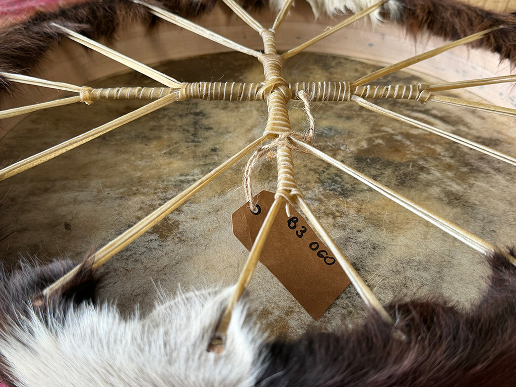 18" Cow Shamanic Drum 4 Directions