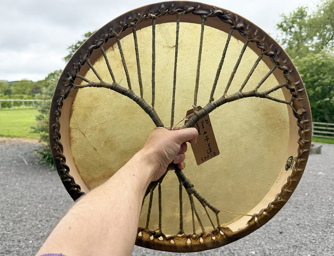 20" Camel Shamanic Drum Tree Of Life Lace