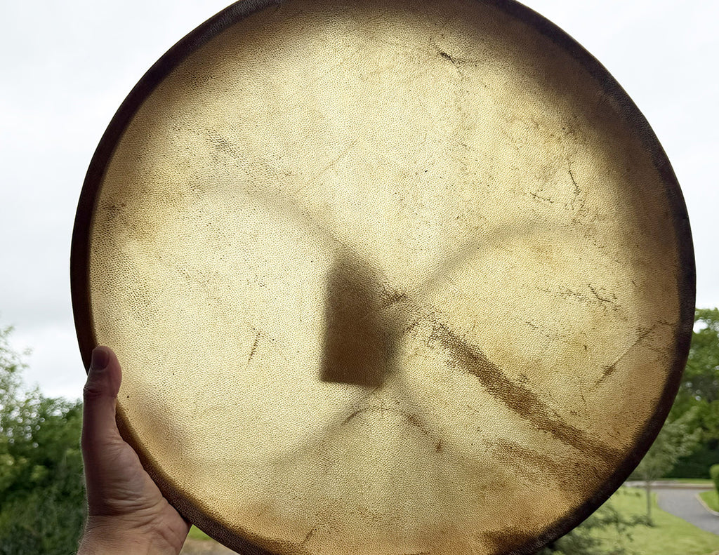 20" Camel Shamanic Drum Tree Of Life Lace