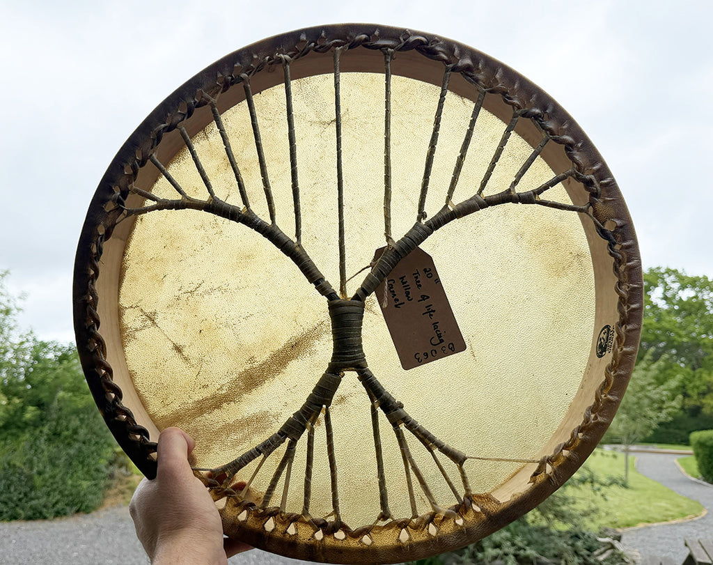 20" Camel Shamanic Drum Tree Of Life Lace