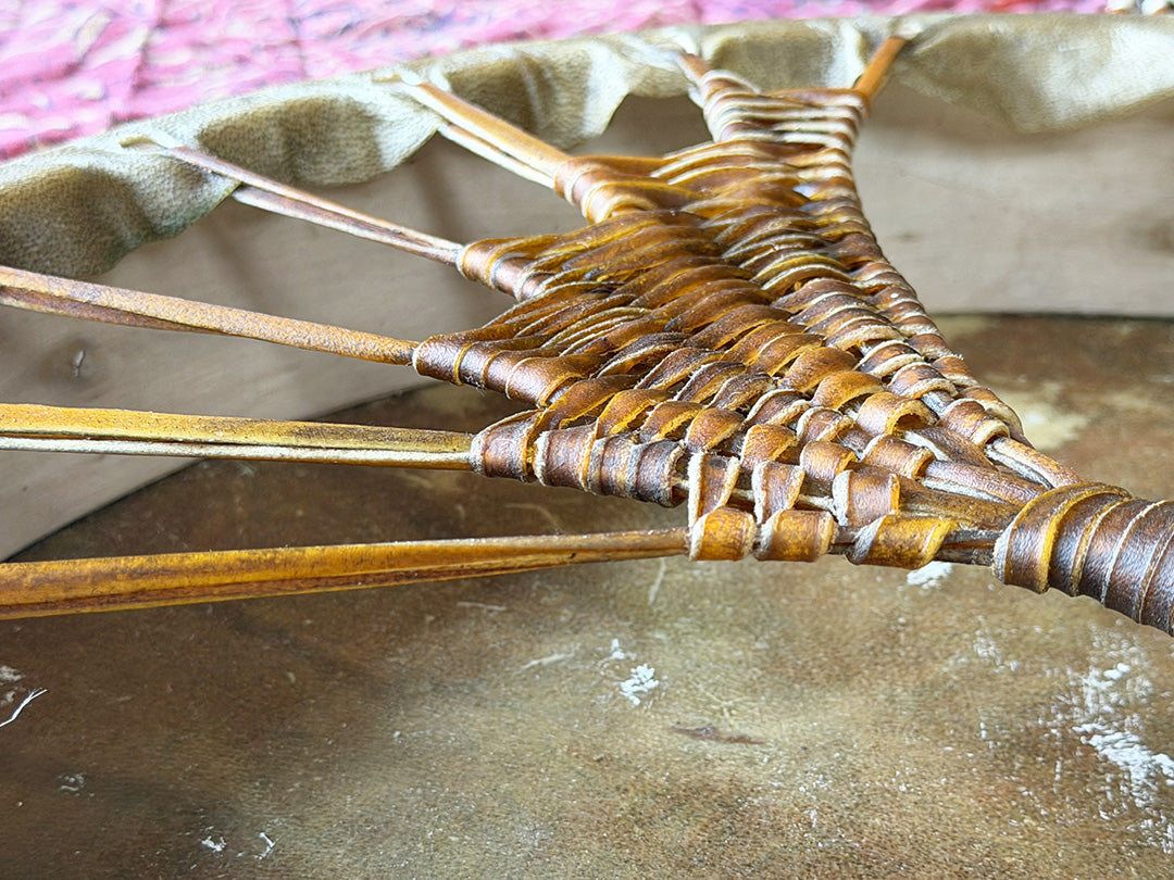 22" Camel Shamanic Drum Falcon Lace