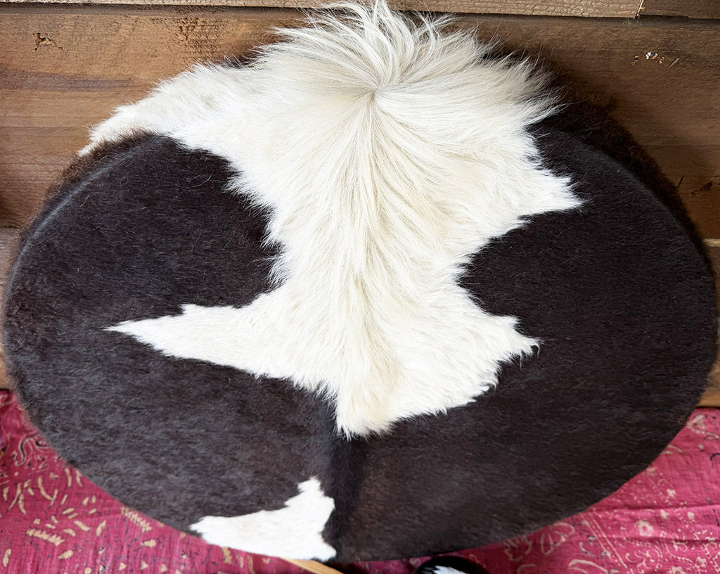24" Cow Shamanic Drum Two Way Spiral