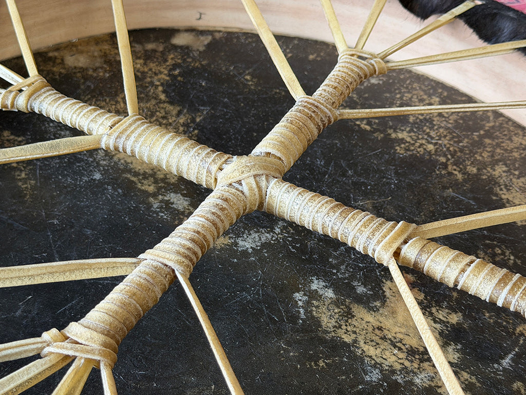 28" Oval 4 Directional Cross Lacing