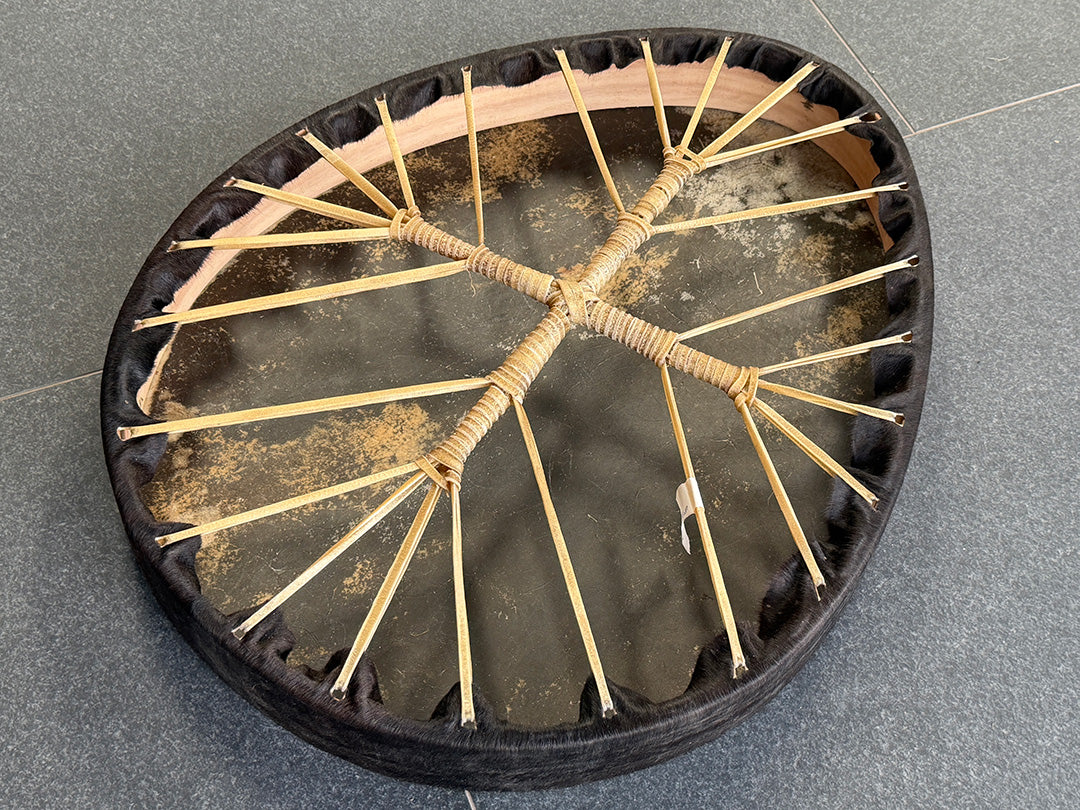 28" Oval 4 Directional Cross Lacing