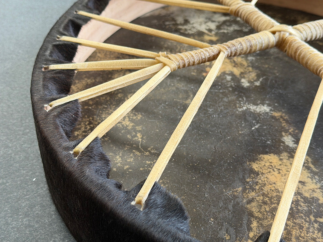 28" Oval 4 Directional Cross Lacing