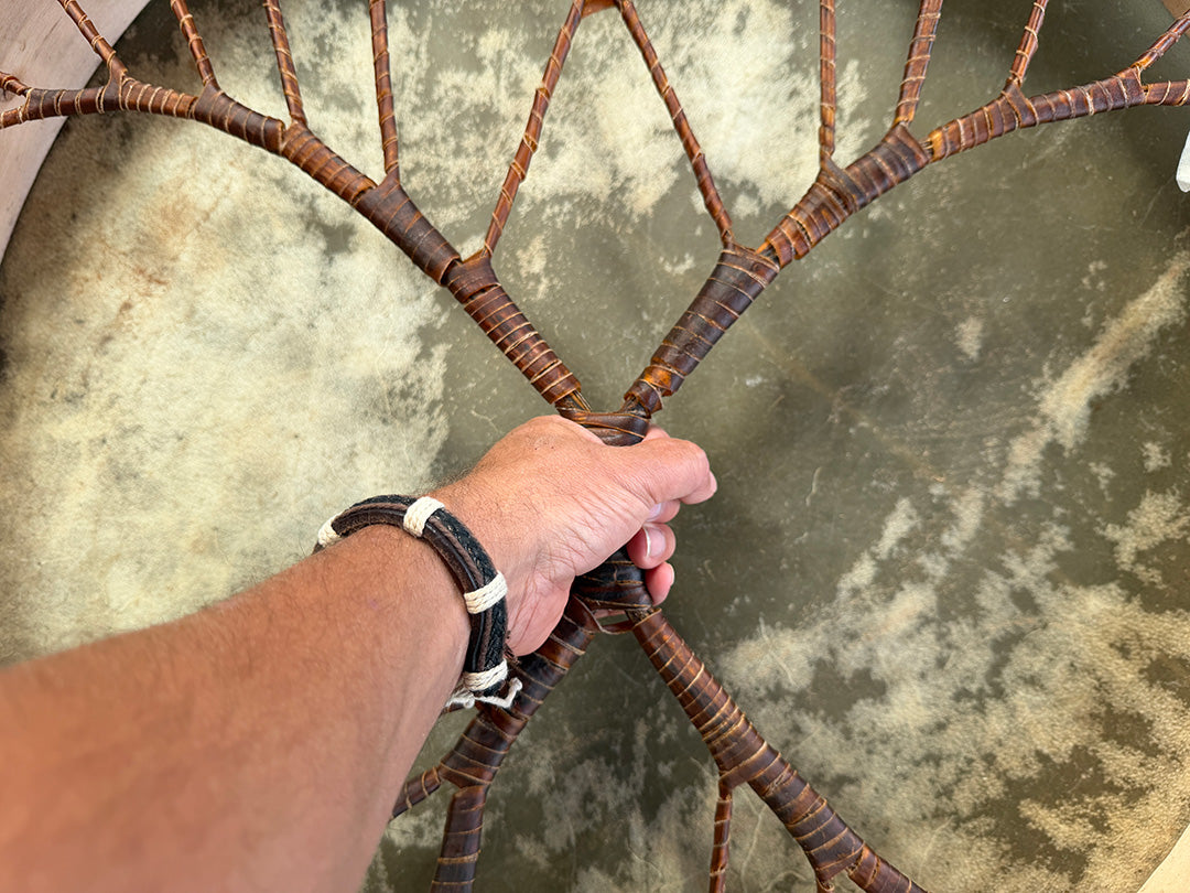 30" Round Tree Of Life - Flagship Ceremonial Drum - includes Tailored Padded / Insulated Carry Case 