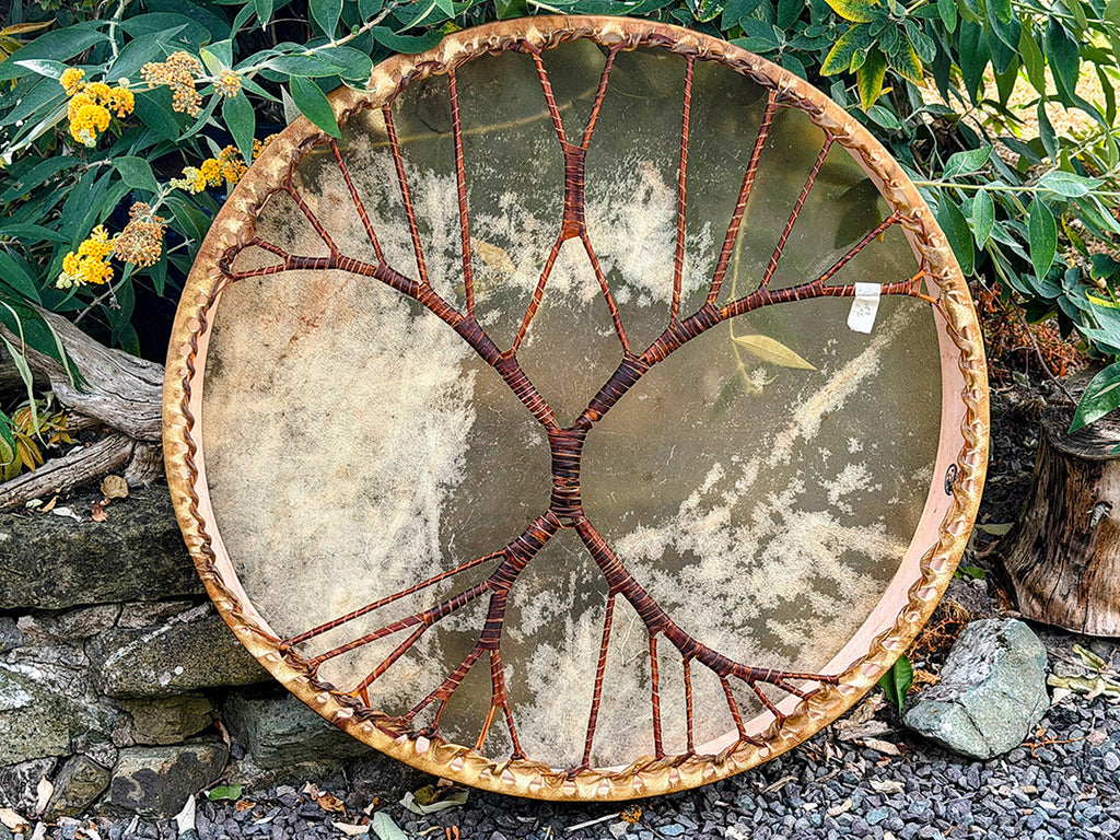 30" Round Tree Of Life - Flagship Ceremonial Drum - includes Tailored Padded / Insulated Carry Case 