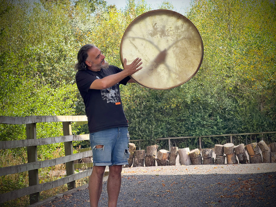 30" Round Tree Of Life - Flagship Ceremonial Drum - includes Tailored Padded / Insulated Carry Case 