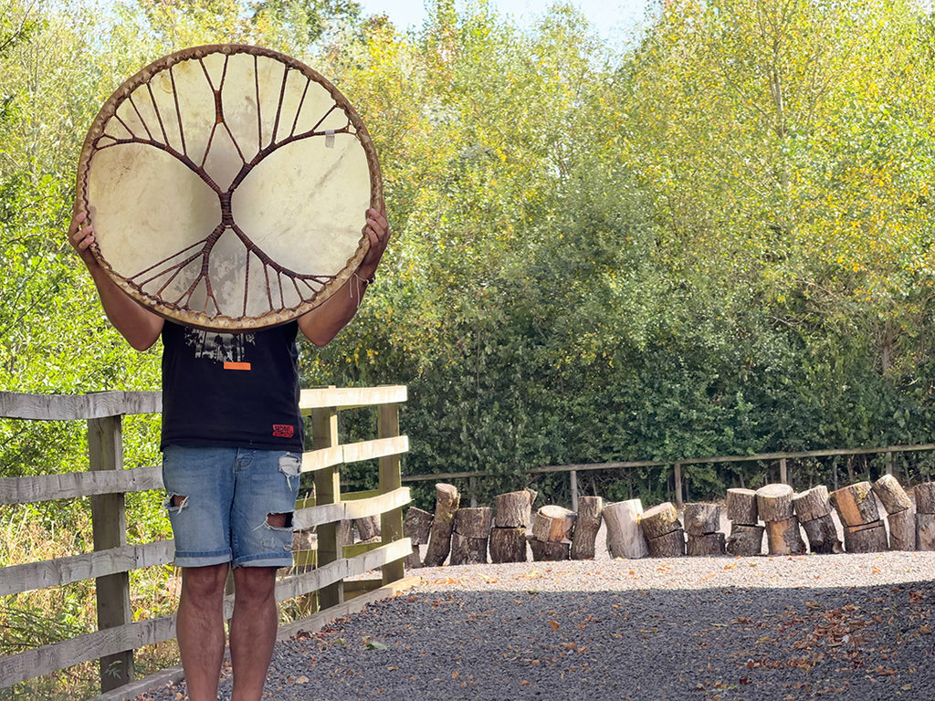 30" Round Tree Of Life - Flagship Ceremonial Drum - includes Tailored Padded / Insulated Carry Case 