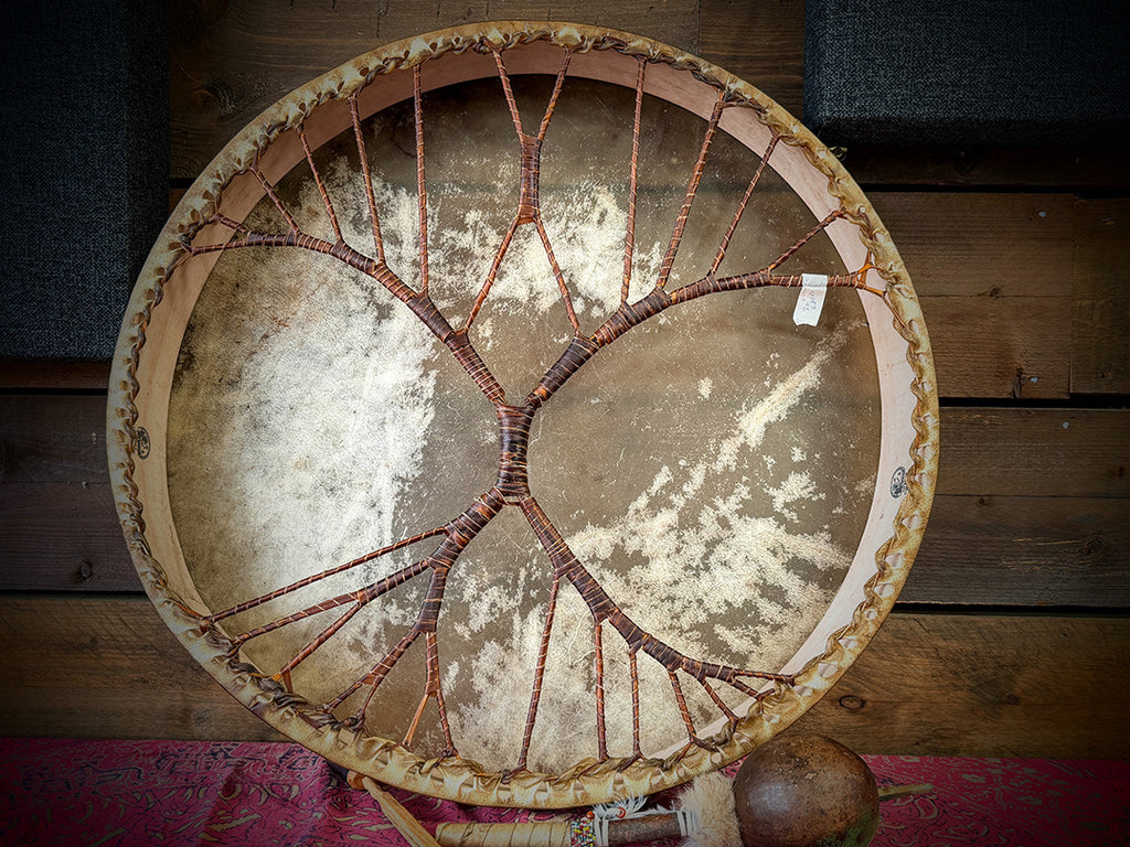 30" Round Tree Of Life - Flagship Ceremonial Drum - includes Tailored Padded / Insulated Carry Case 