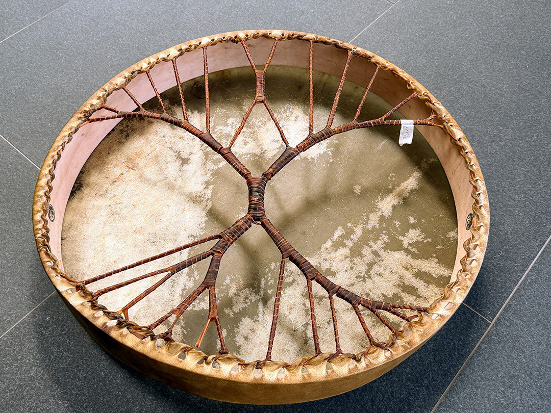 30" Round Tree Of Life - Flagship Ceremonial Drum - includes Tailored Padded / Insulated Carry Case 