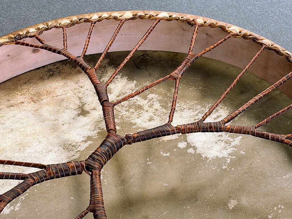 30" Round Tree Of Life - Flagship Ceremonial Drum - includes Tailored Padded / Insulated Carry Case 