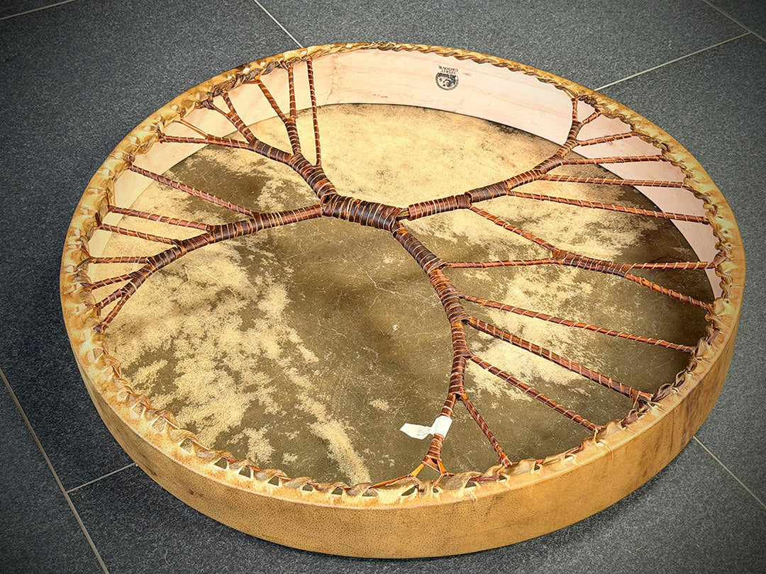 30" Round Tree Of Life - Flagship Ceremonial Drum - includes Tailored Padded / Insulated Carry Case 