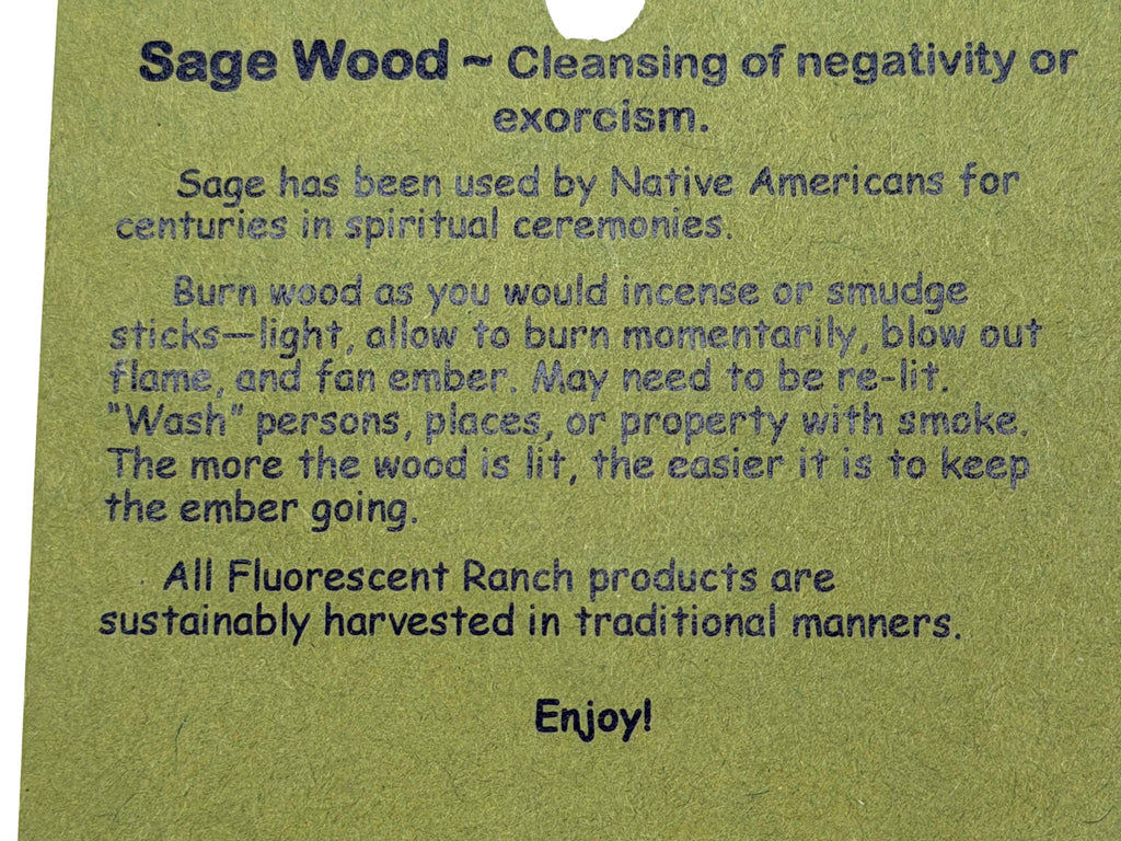 Sage Wood Smudge Sticks
