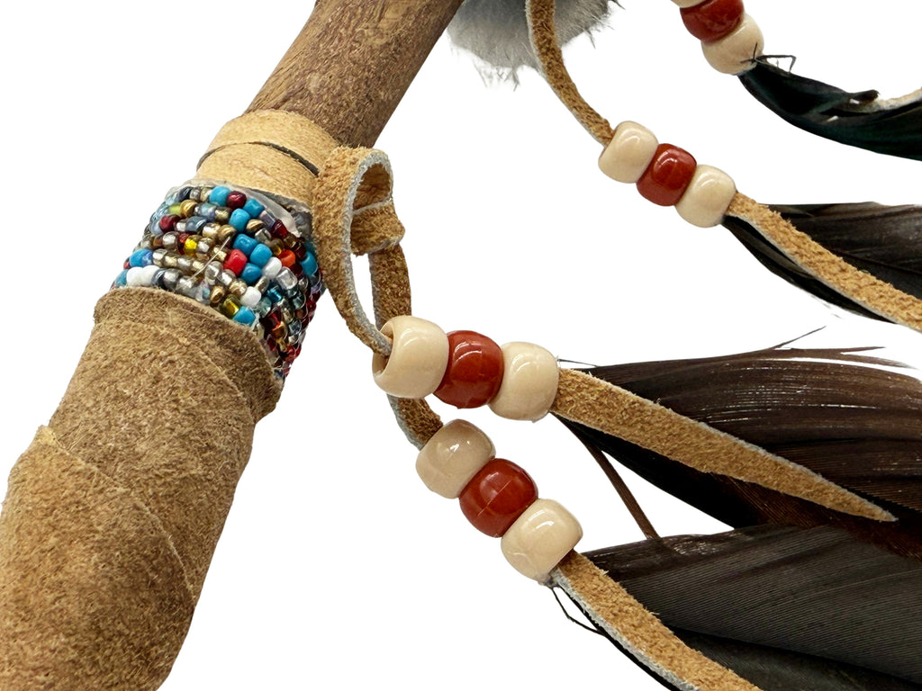 Mexican Unpainted Gourde OVAL Shamanic Rattle