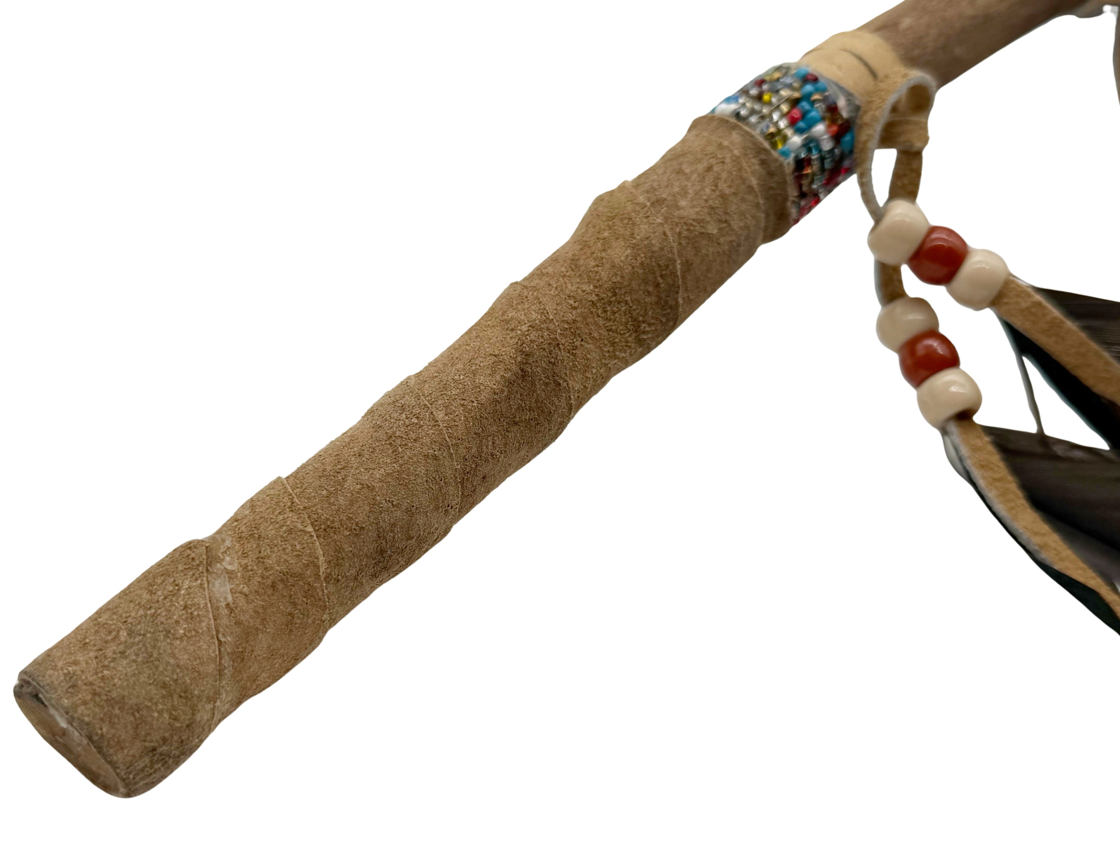 Mexican Unpainted Gourde OVAL Shamanic Rattle