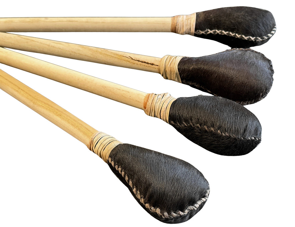 Black Hair Cow / Bull Skin – Value Range Shamanic Rattles