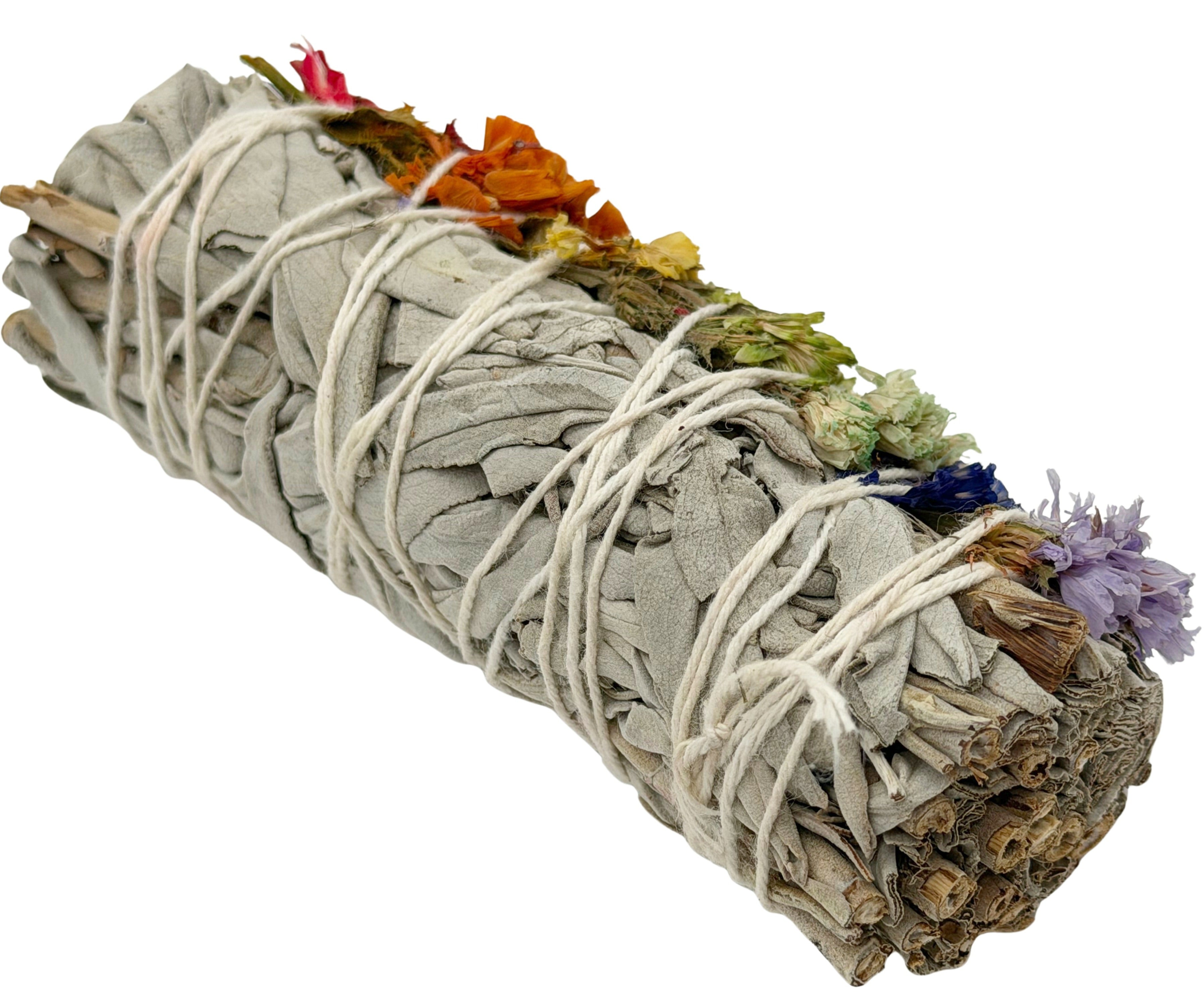 7 Chakra Sage Smudge (Flowers)