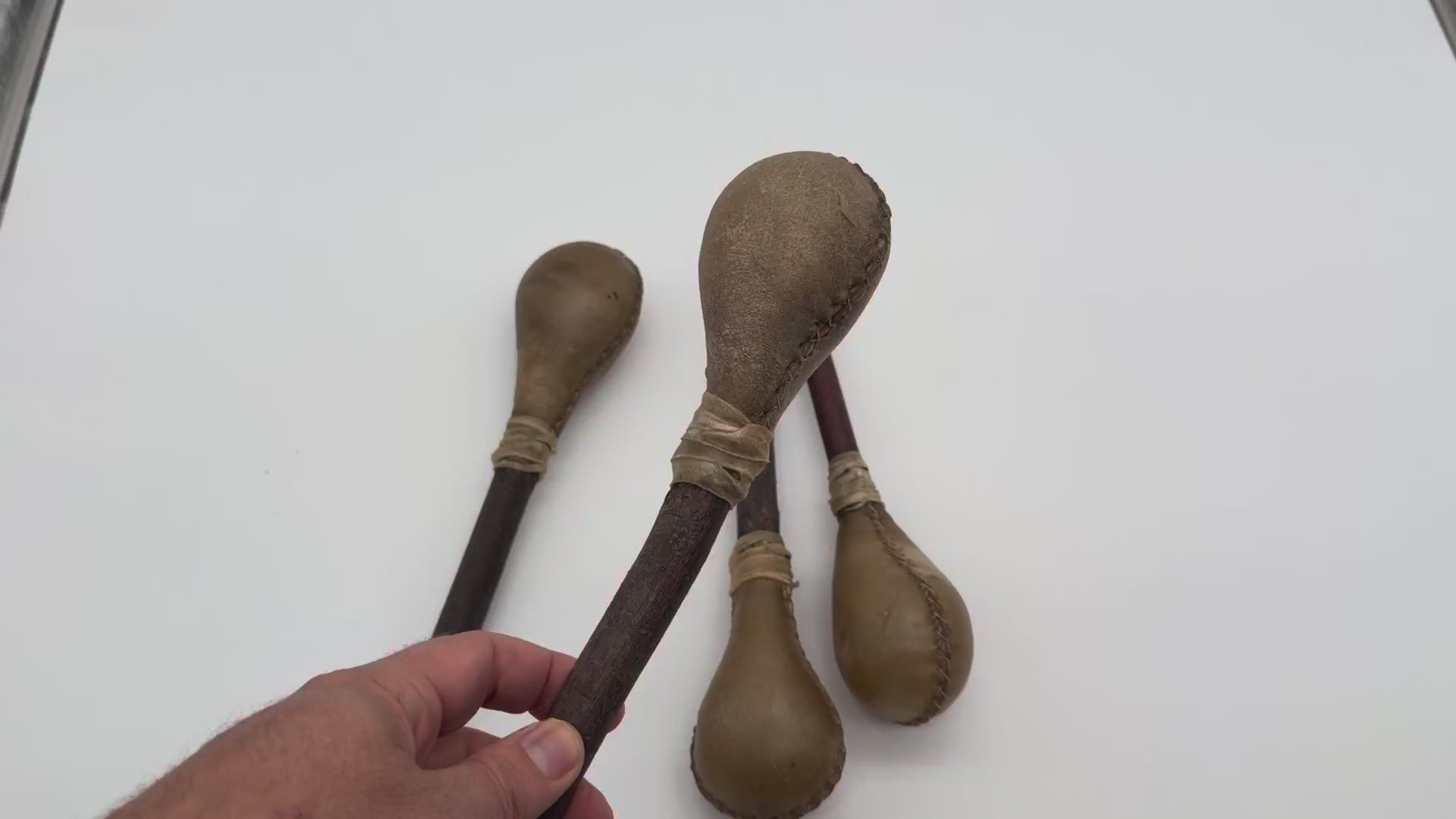 Buffalo Skin Rattles