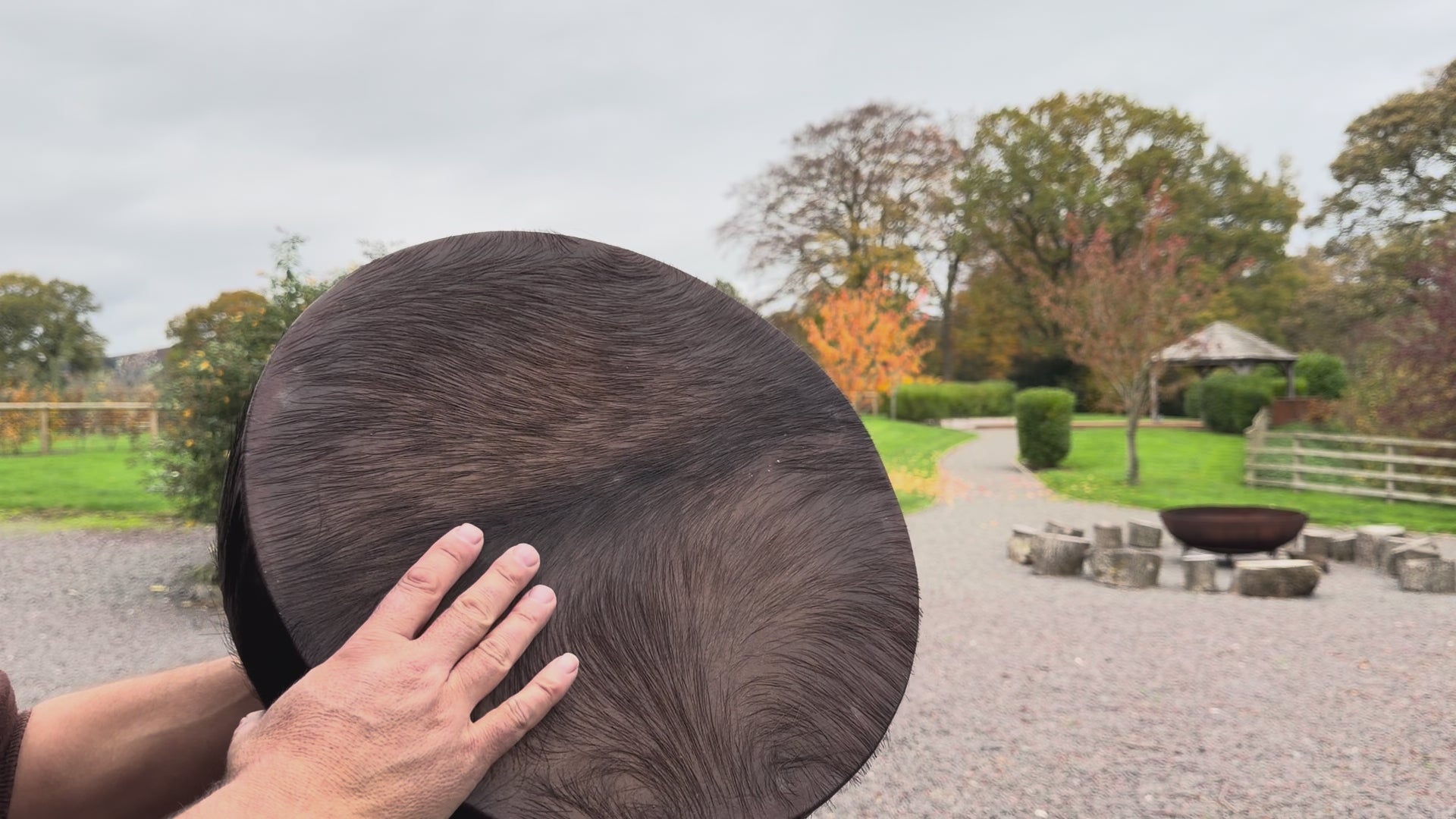 16" Buffalo Shamanic Drum American Native