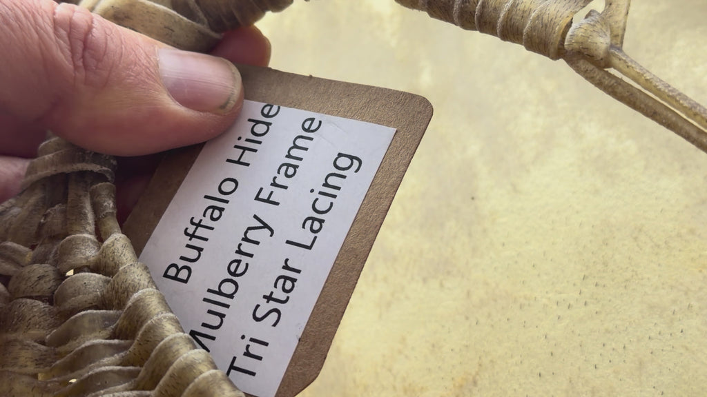 14" Buffalo Shamanic Drum Tri Star