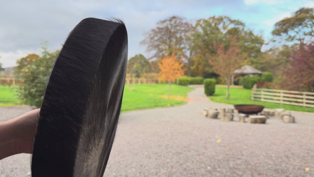 16" Buffalo Shamanic Drum Hybrid Spiral Cross